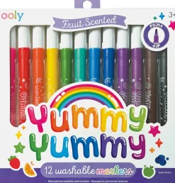 Ooly Yummy Yummy Scented Washable Markers - set of 12 New