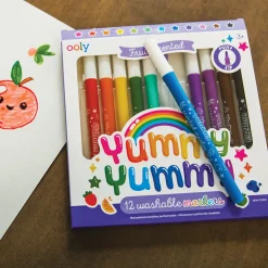 Ooly Yummy Yummy Scented Washable Markers - set of 12 New