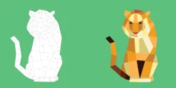 Hachette Paint by Sticker Kids: Zoo Animals Fashion