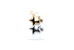 Peppercorn Kids Metallic Star Hair Clip Pink/Blue Discount