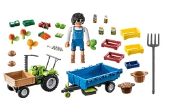 Playmobil Country: Harvester Tractor with Trailer 71249 Hot