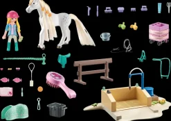 Playmobil Horses of Waterfall: Washing Station with Isabella and Lioness 71354 Discount