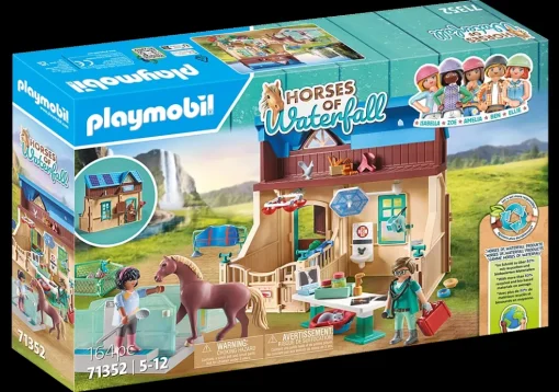 Playmobil Horses of Waterfall: Riding Therapy and Veterinary Practice 71352 New