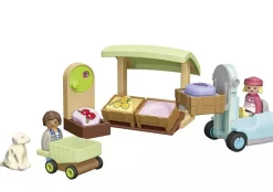 Playmobil Junior: Organic Market Stall & Forklift 71691 Sale