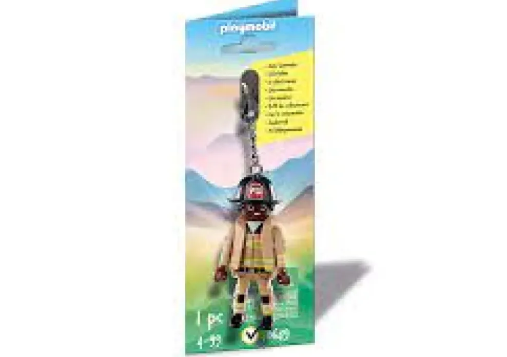 Playmobil Keychain - Fire Fighter New
