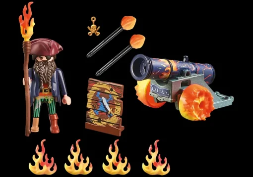 Playmobil Pirates: Pirate with Cannon Gift Set 71189 Clearance