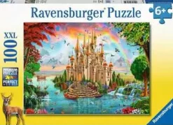 Ravensburger Puzzle 100 Piece Rainbow Castle Clearance