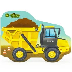 Cottage Door Press Shaped Board Book - John Deere Kids: How Dump Trucks Work Clearance