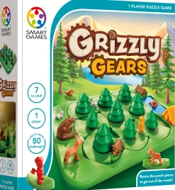 Smart Toys & Games, LLC Smart Games & Toys Grizzly Gears Puzzle Game New