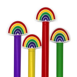 Snifty Pen Snifty Enamel Charm Pen: Rainbow Topper on Green Pen Outlet