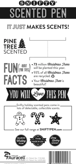 Snifty Pen Holiday Scented Pen: Christmas Tree Outlet