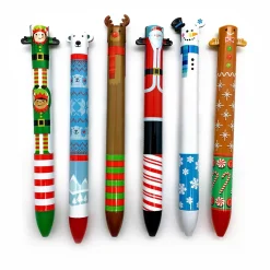 Snifty Pen Twice as Nice Holiday 2 Color Click Pen Assortment Elf Outlet