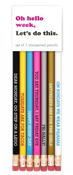 Snifty Pen cil Set: Oh Hello Week, Let's Do This Outlet