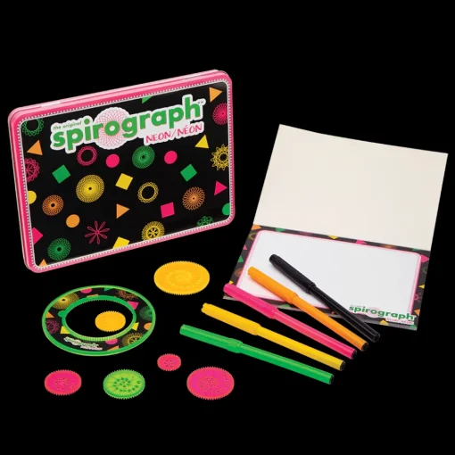Play Monster Spirograph Travel Tin Neon Sale