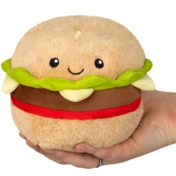 Squishable ® Snugglemi Snackers Hamburger 5" New