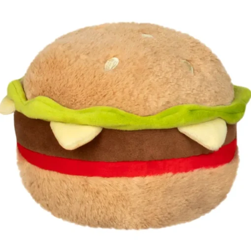 Squishable ® Snugglemi Snackers Hamburger 5" New