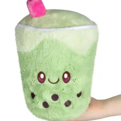Squishable ® Comfort Food® Mini Matcha Bubble Tea 7" Outlet