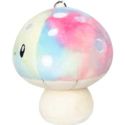 Squishable ® Micro Keychain: Tie Dye Mushroom 3" - Discontinued Sale
