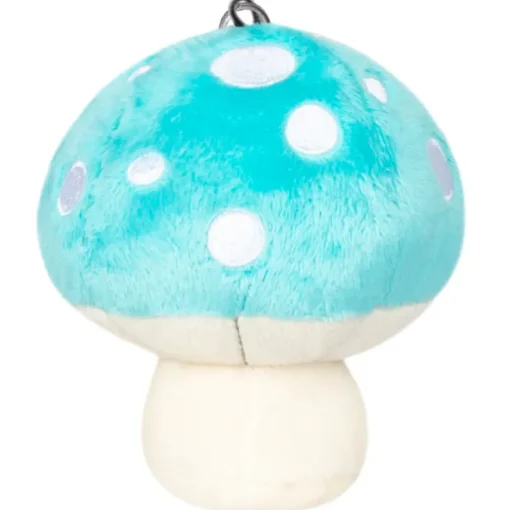 Squishable ® Micro Keychain: Turquoise Mushroom 3" - Discontinued Fashion