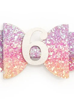 Sweet Wink : Pastel Rainbow Clip: 6th Birthday Hot