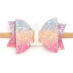 Sweet Wink : Pastel Rainbow Headband: 1st Birthday Online