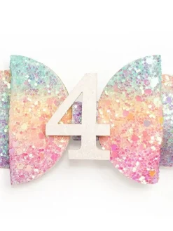 Sweet Wink : Pastel Rainbow Clip: 4th Birthday Fashion