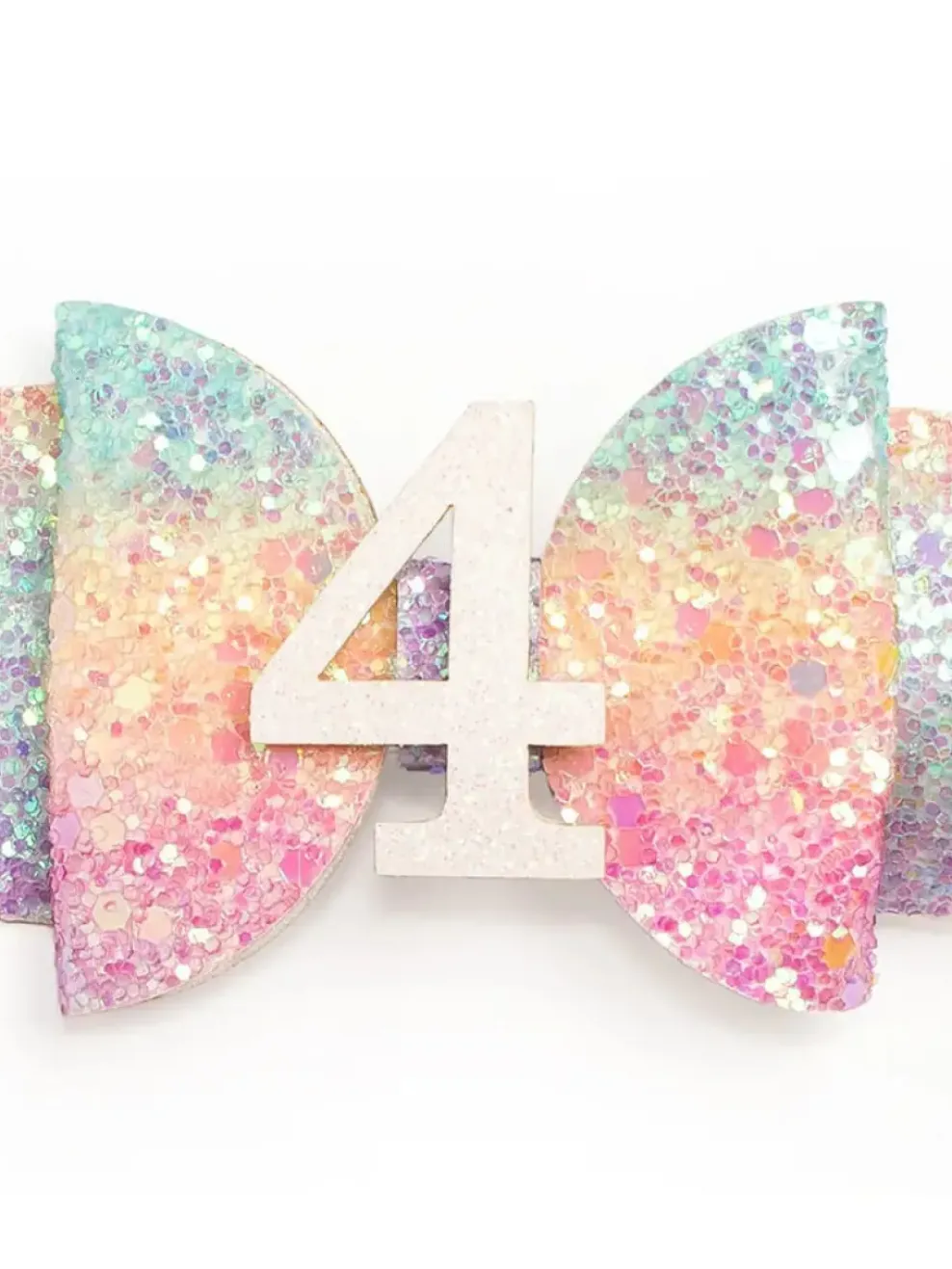 Sweet Wink : Pastel Rainbow Clip: 4th Birthday Fashion