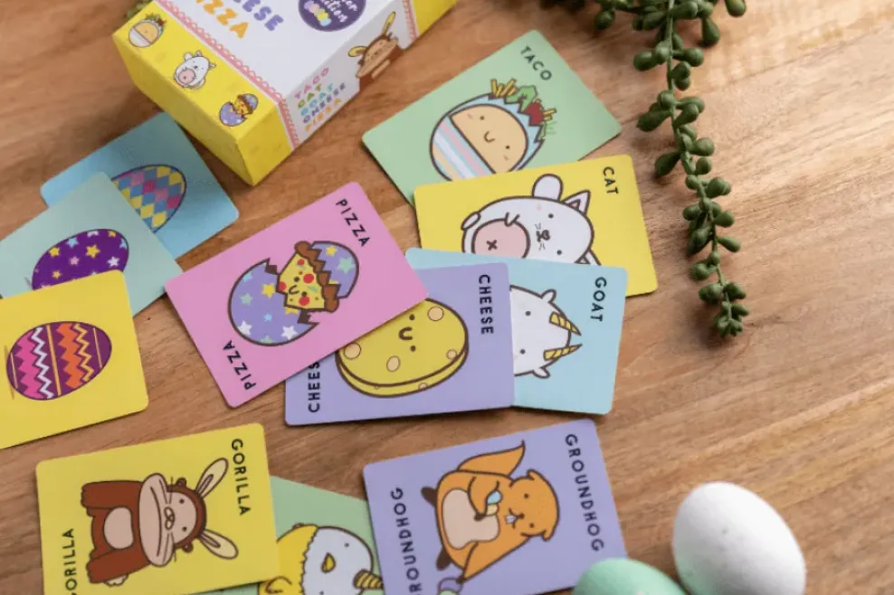 Dolphin Hat Games Taco Cat Goat Cheese Pizza Easter Edition Clearance