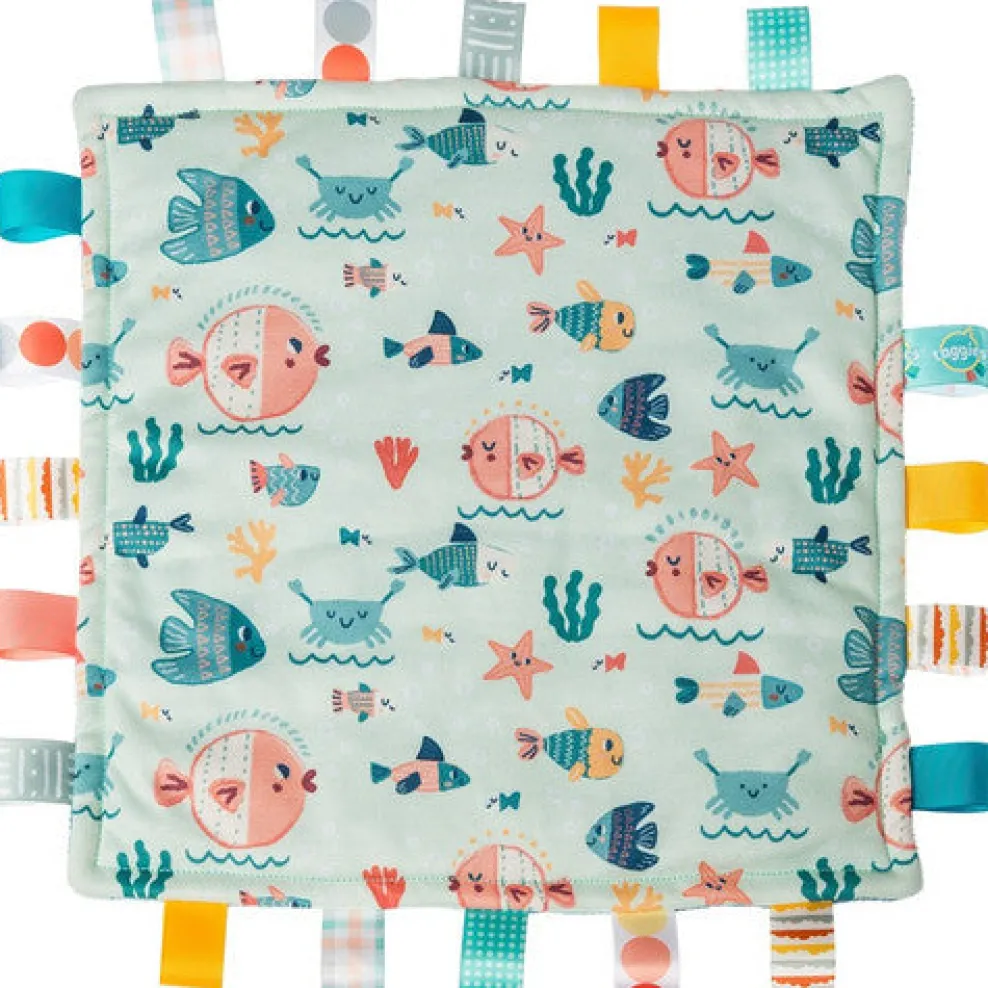 Mary Meyer Taggies™ Original Comfy Blanket: Fishies 12" Fashion