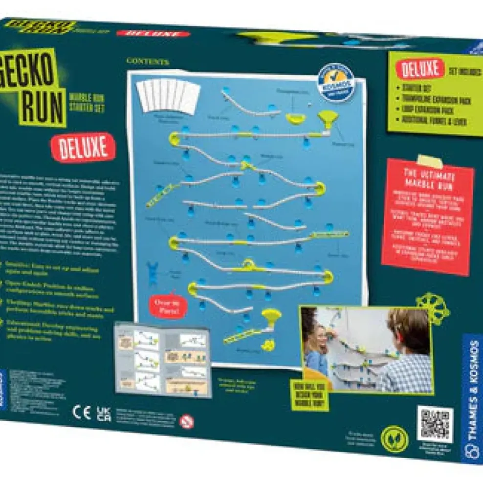 Thames Kosmos Thames & Kosmos: Gecko Run Marble Run Deluxe Starter Set Discount