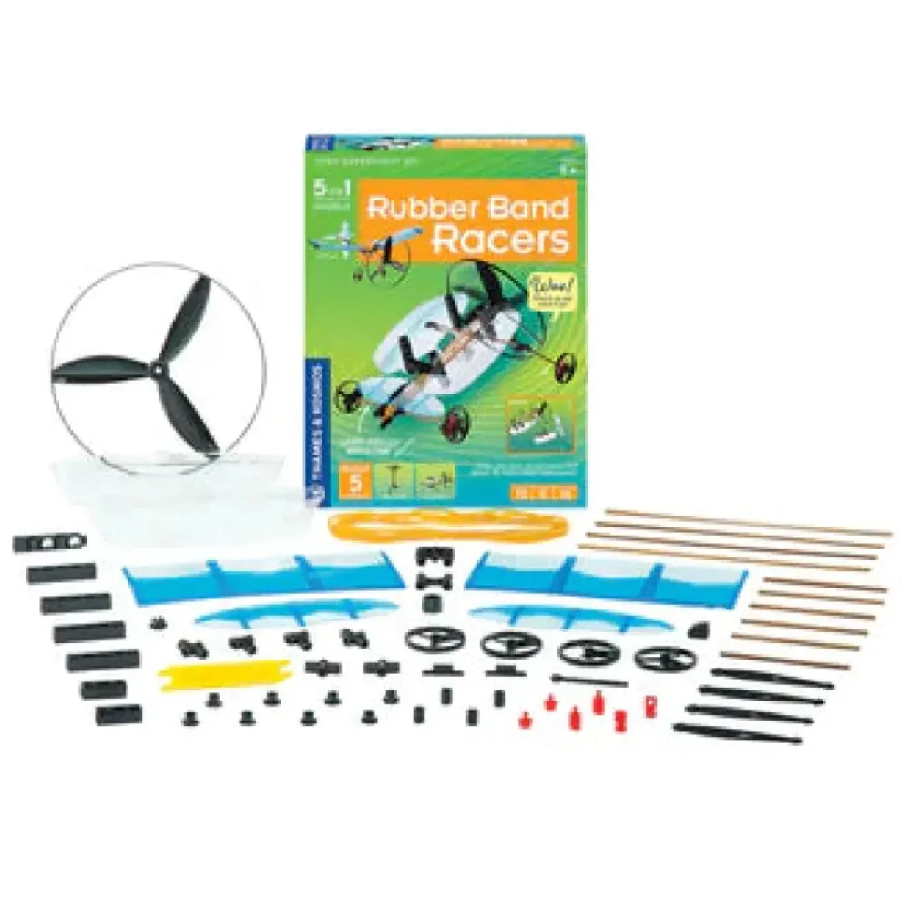 Thames Kosmos Thames & Kosmos Rubber Band Racers Clearance