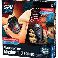 Thames Kosmos Thames & Kosmos: Spy Labs - Ultimate Spy Sleuth 2 - Master of Disguise - Secret Voice Recorder/Voice Changer Fashion