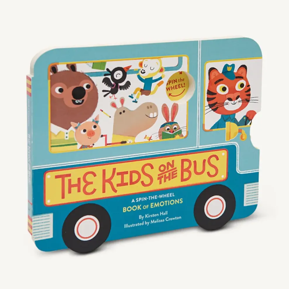 Chronicle Books The Kids on the Bus: A Spin-the-Wheel Book of Emotions Fashion