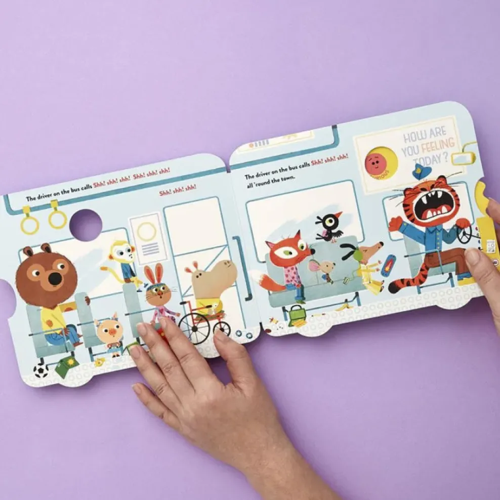 Chronicle Books The Kids on the Bus: A Spin-the-Wheel Book of Emotions Fashion