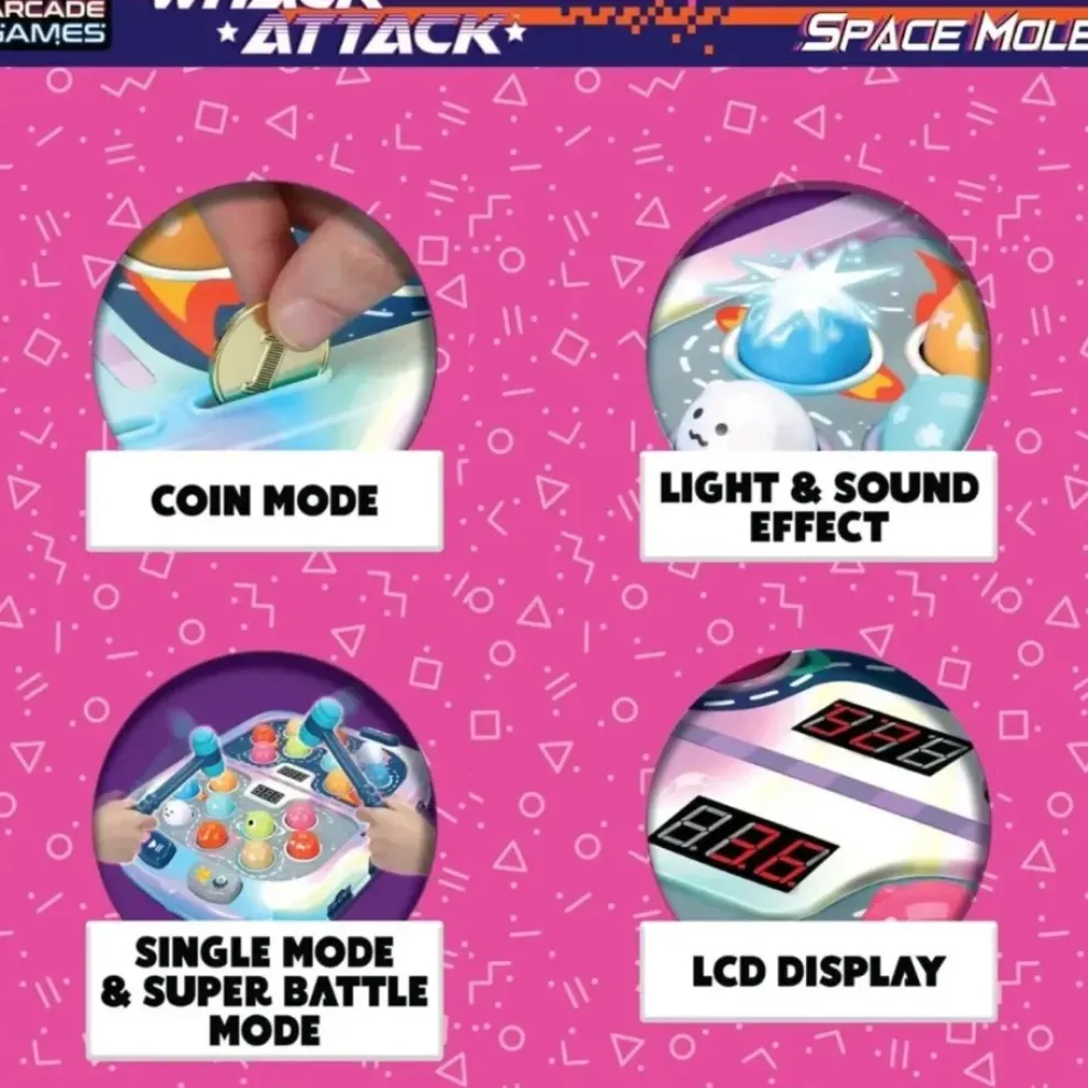 Thin Air Brands Whack Attack Space Moles Fashion