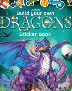 Harper Collins Usborne Build Your Own Sticker Book: Dragons Online