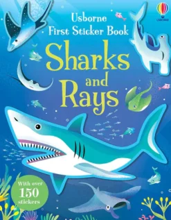 Harper Collins Usborne First Sticker Book: Sharks and Rays Clearance