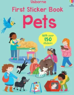 Harper Collins Usborne First Sticker Book: Pets Best