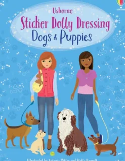 Harper Collins Usborne Sticker Dolly Dressing: Dogs and Puppies Sale