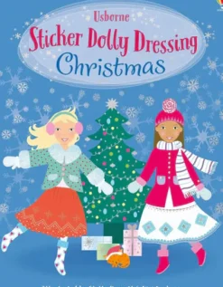 Harper Collins Usborne Sticker Dolly Dressing: Christmas New