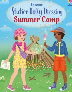 Harper Collins Usborne Sticker Dolly Dressing: Summer Camp Clearance