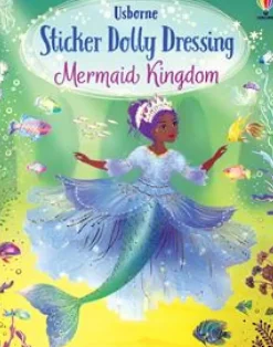 Harper Collins Usborne Sticker Dolly Dressing: Mermaid Kingdom New